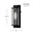 Duluth Plug & Play 1-Light Outdoor Wall Light in Transitional and Modern Style-11.24 Inches Tall and 5.2 Inches Wide