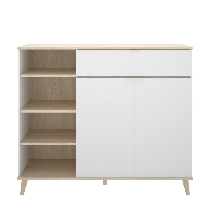 Shoup 119 Cm Wide 1 Drawer Highboard