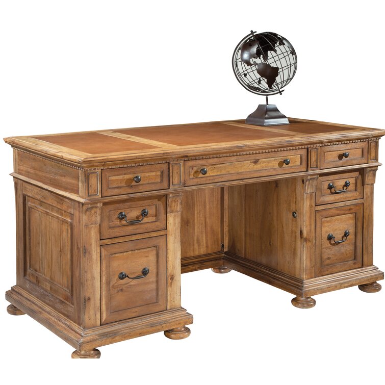 Hekman Louis Phillippe Executive L-Desk