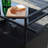 Outdoor Wicker Bar Cart, Patio Wine Serving Cart With Wheels, Rolling Rattan Beverage Bar Counter Table With Glass Top-1378234698