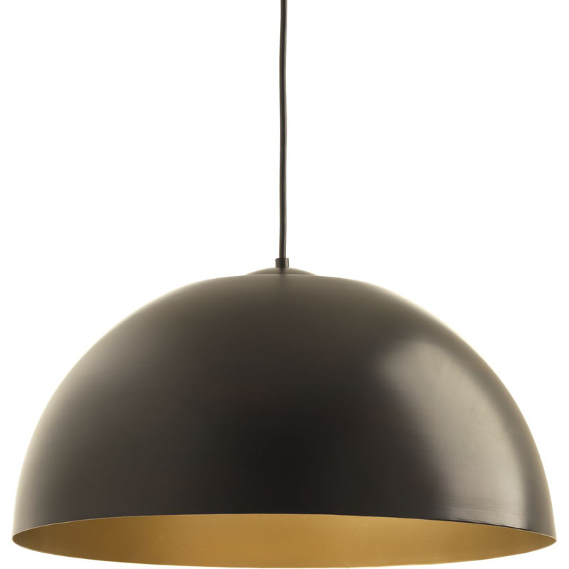 Angeni 1 - Light LED Single Pendant, Antique Bronze, 11.75" H x 22" W x 22" D