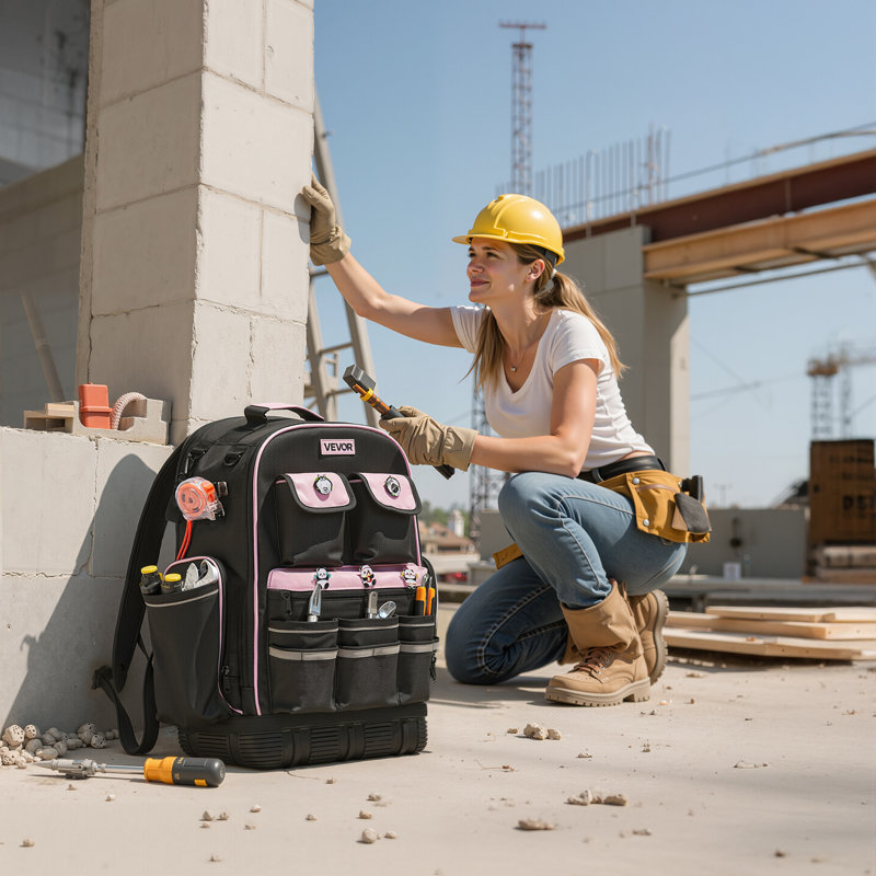 Sac à dos à outils résistant à la déchirure pour 56 po