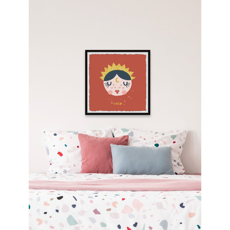 Virgo - Single Picture Frame Print, 30cm H x 30cm W