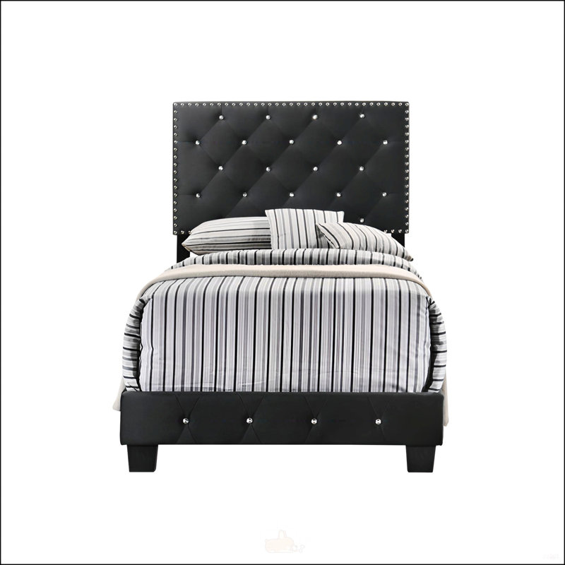 Lit simple chic noir, Lit simple, Noir