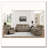 Classic Sandy Brown 1pc Reclining Chair Plush Comfort Pillow-Top Arms Vertical Tufting Solid Wood Luxury Living Room Furniture