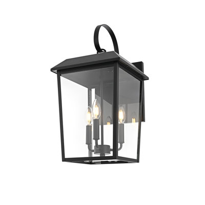 Nilles Outdoor Wall Sconce in Black