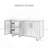 59" W 4-Door Sideboard With Metal Handles-1324391326