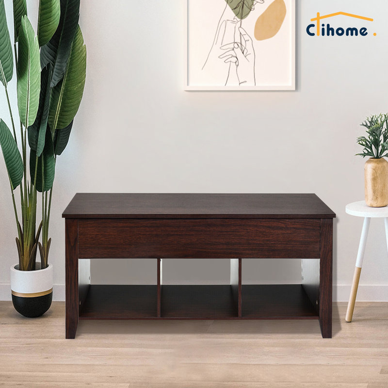 Table basse avec rangement clihome