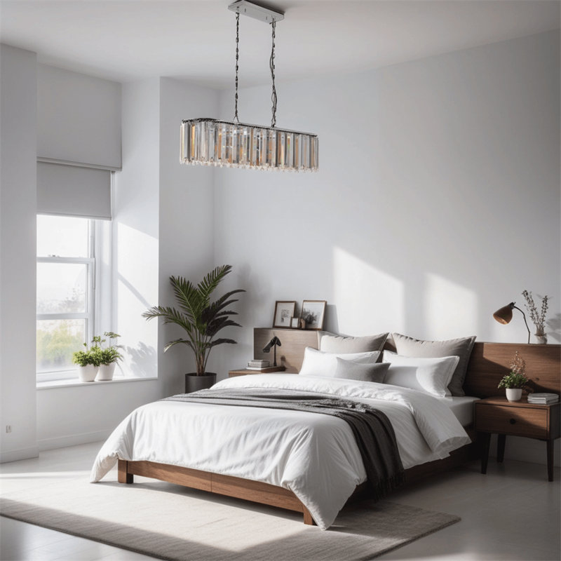 Lustre géométrique à 8 lumières Sein