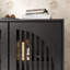Mid Century Modern Sideboard With Slatted Doors-1173215791