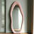 Amon Fabric Wavy Mirror