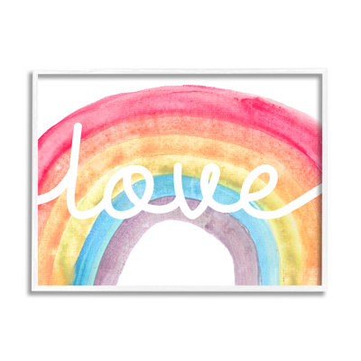 «Warm Rainbow Arches Love Cursive», typographie