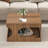Farmhouse Square Coffee Table With Storage-1138799963