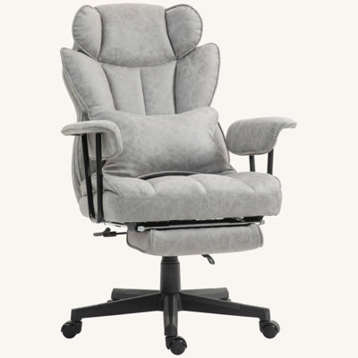 Massage Executive Office Chair with 6 Vibration Points,400LBS Heated Big and Tall Office Chair