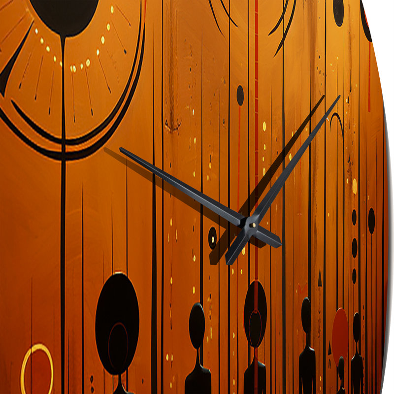 Horloge murale en métal, Très grand