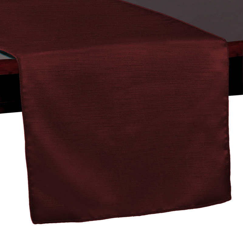 Majestic Table Runner, 3, Burgundy Red, 90" x 14"