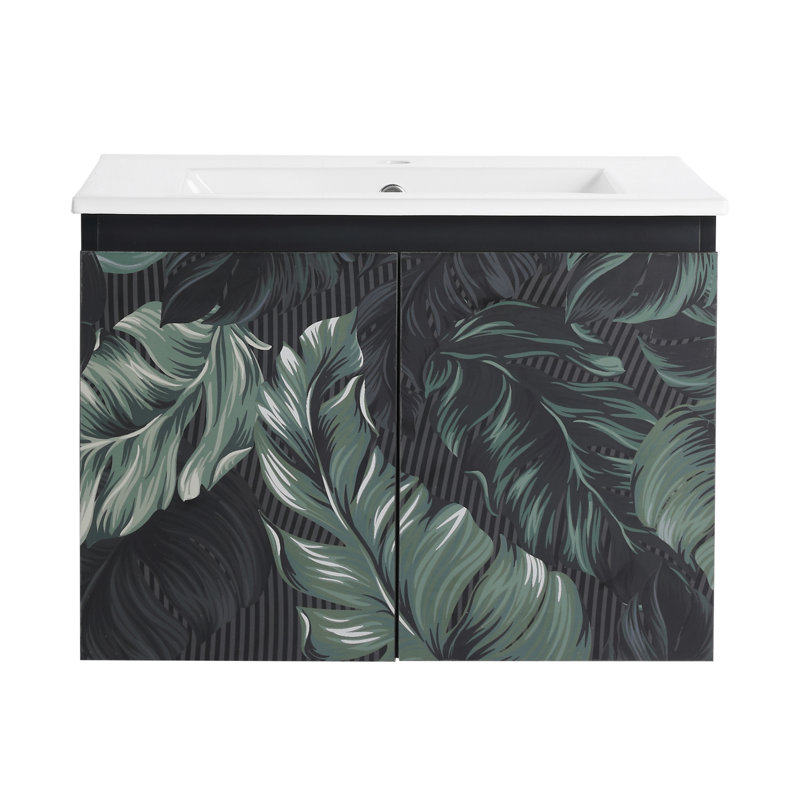 Belteau 24-Inch Floating Wall-Mounted Bathroom Vanity