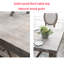 Ensemble de table de salle à manger rectangulaire de style américain-104505536