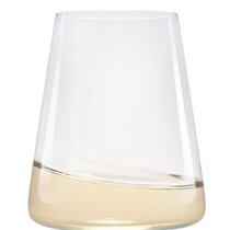 FAWLES Crystal Stemless Wine Glasses Set of 12, 15 Ounce Smooth Rim  Standard Wine Glass Tumbler for …See more FAWLES Crystal Stemless Wine  Glasses Set