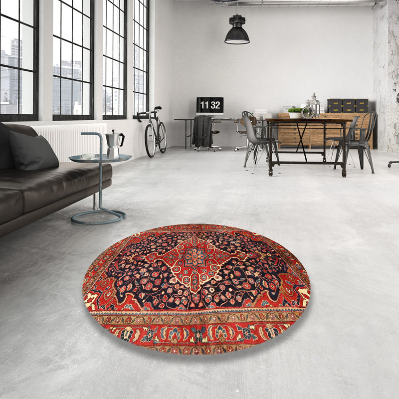 Oriental Indoor Rug, Round 8'