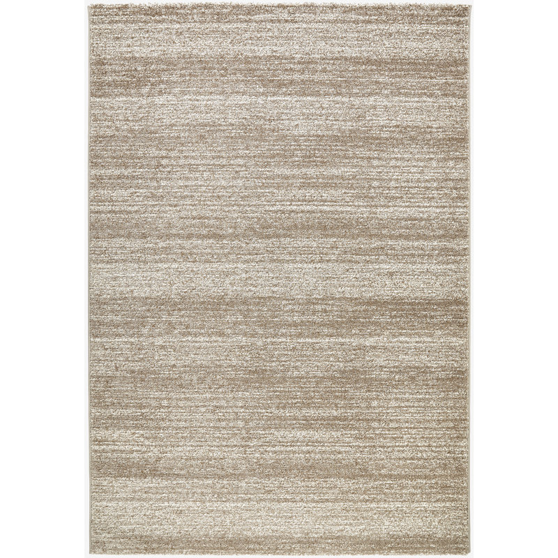 Plush Beige Area Rug, Rectangle 160 x 230 cm