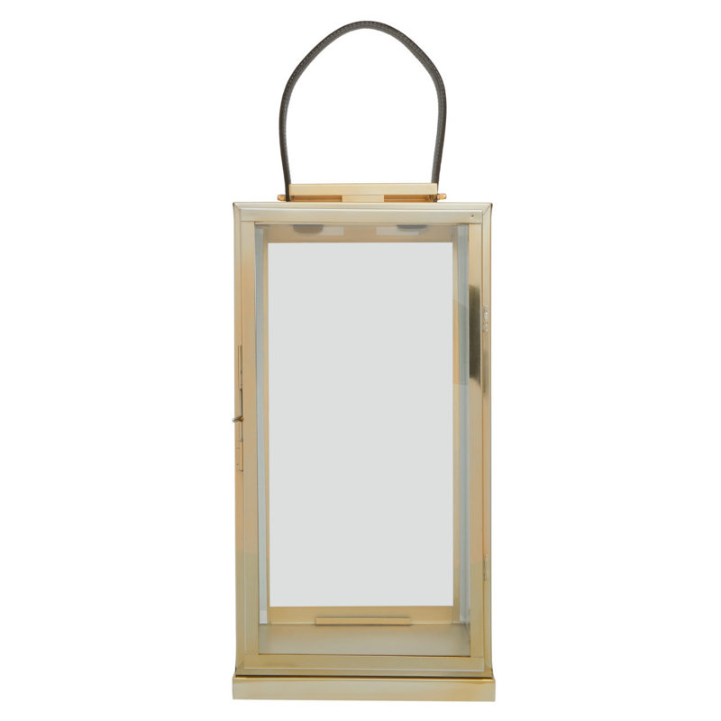 Francesca Glass Tabletop / Centrepiece Lantern, 62cm H x 30cm W x 30cm D