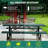 6 Ft. Rectangular Outdoor Picnic Table Steel With Umbrella Pole-74391910