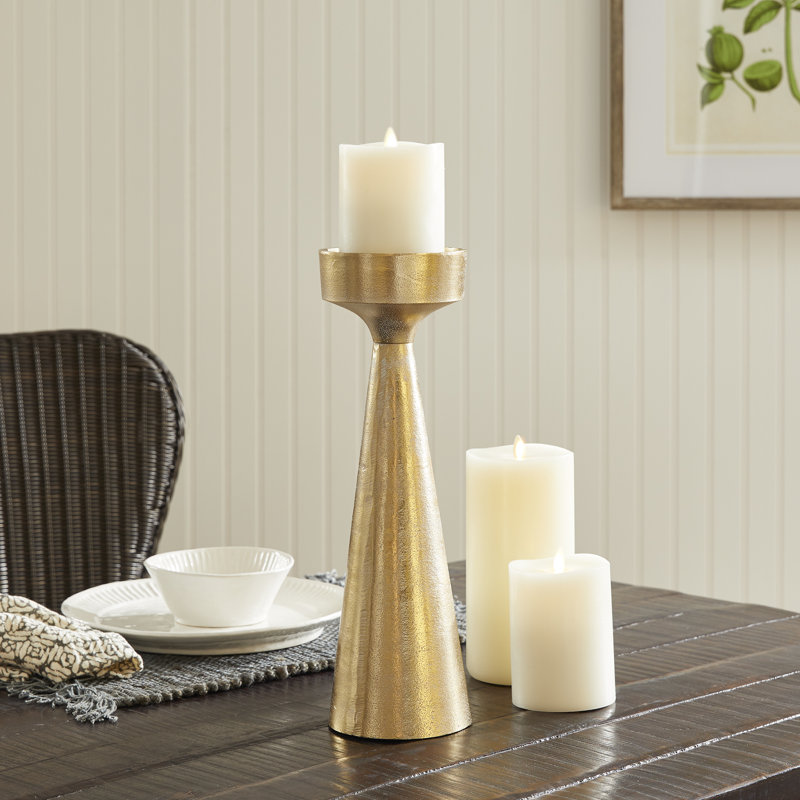 Florence Candlestick, 16" H x 5" W x 5" D