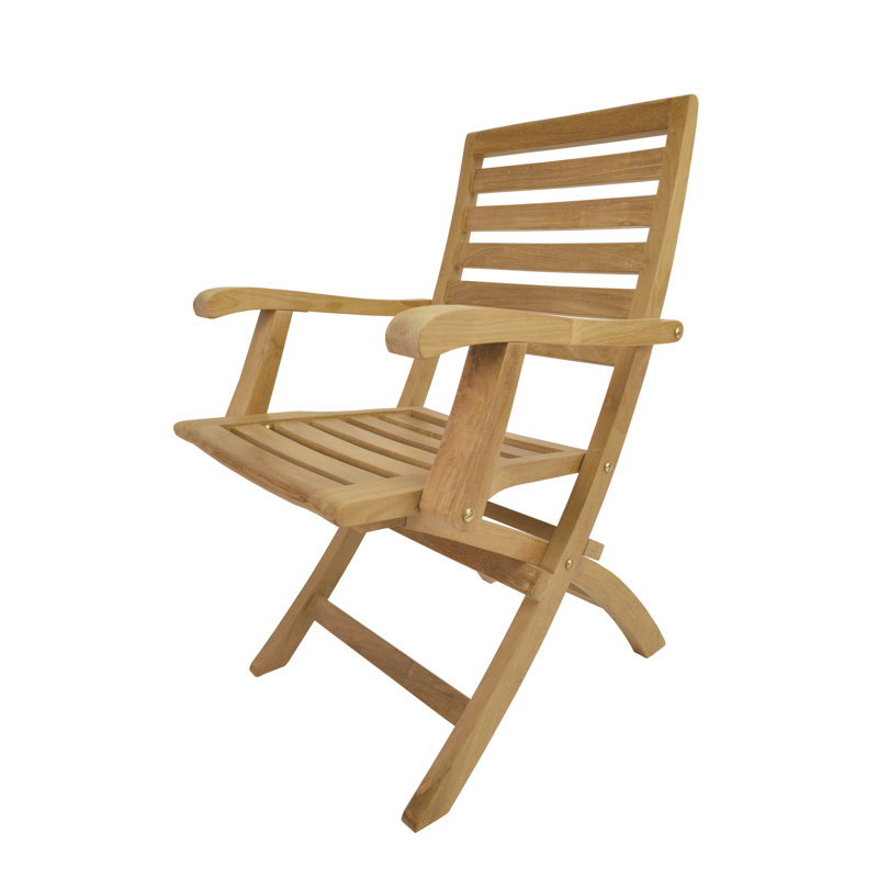 Andrew Folding Teak Patio Dining Chair