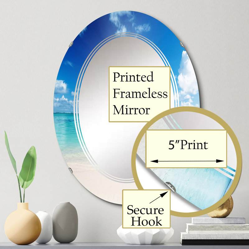 Oval Mirror, 30" x 20"