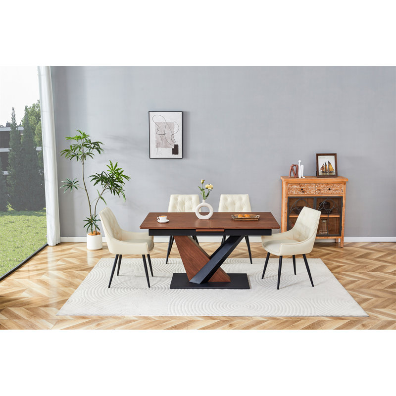 Table de salle à manger Modern, H 29,3 po x L 59,1 po x l 33,5 po