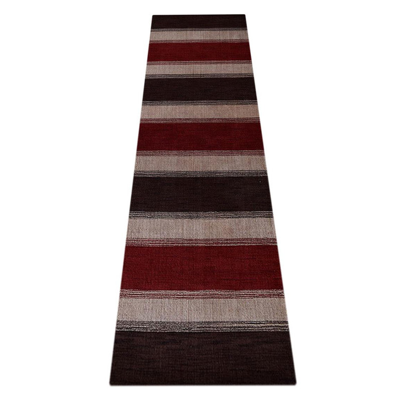 Tapis de couloir en laine noué à la main Tullos, Tapis de couloir 2 pi 6 po x 12 pi