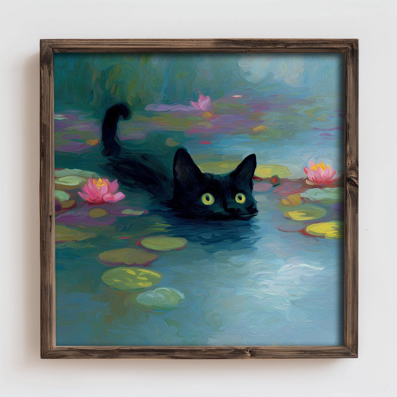 Peinture décorative en panneau de fibres à densité moyenne, H 27,56 po x l 27,56 po