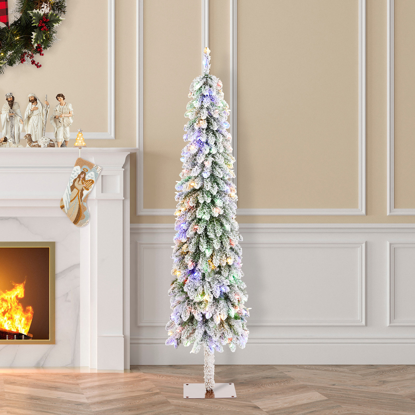 Pre-Lit Christmas Tree, 6'
