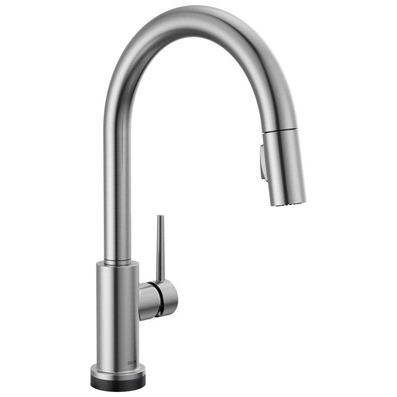 Robinet d'évier de cuisine Trinsic Touch2O avec technologie sans contact, Acier arctique