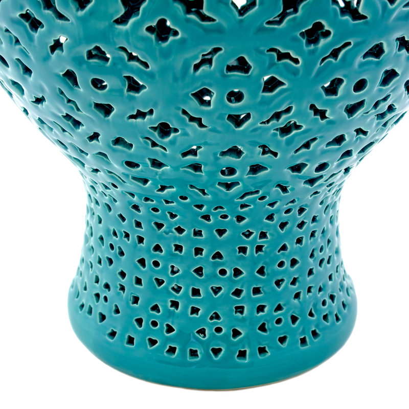 Largent Handmade Ceramic / Porcelain Ginger Jar, Turquoise