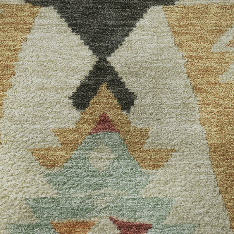 Premium Machine Washable Tara AMF1916 Tribal Rug, Rectangle 1'8" x 2'6"