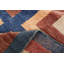 Tapis en laine bleu foncé 4 pi 4 po x 6 pi 8 po one-of-kind main-noué la 2010