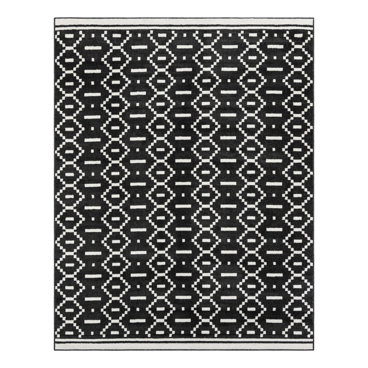 Ivy Bronx Begna Nathanyl Rug Black