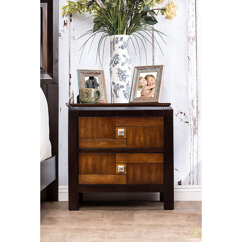 Table de chevet Acacia 1Pc Only