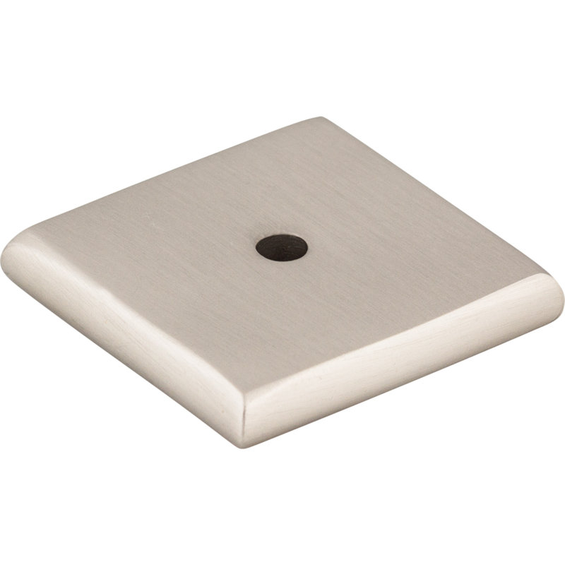 Aspen II Square  Backplate, 1.25" H x 1.25" W x 0.19" D, Brushed Satin Nickel