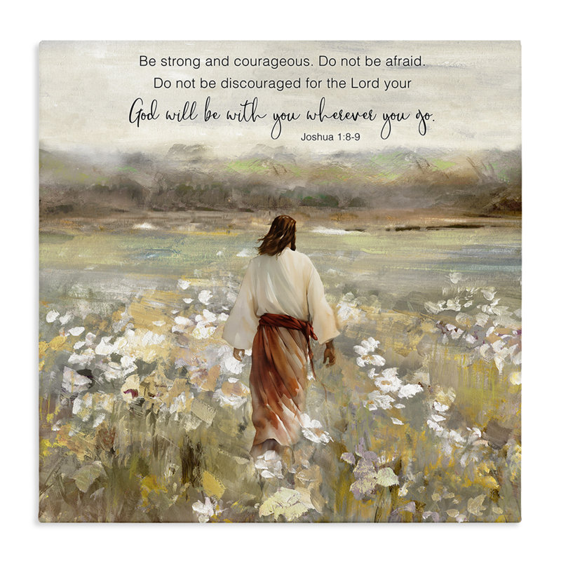 «God With You Whereever Canvas», conception par Sally Swatland, H 17 po x l 17 po