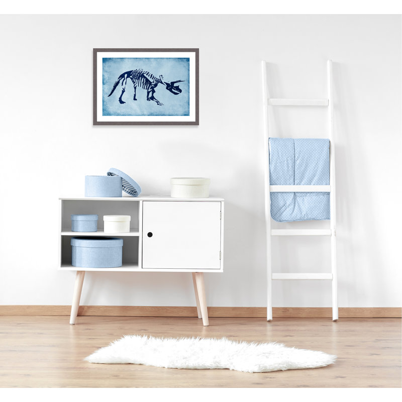 Adhésif décoratif préhistorique 2 pi, H 24,5 po x l 34,5 po x P 0,6 po, Encadré plat à grain de bois gris