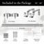 Tringle à rideaux simple réglable 1 po-906558473-906558474