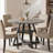 Braysham 47 Inch Round Dining Table For 4 Farmhouse Kitchen Table,Space Saving Dinner Table For Kitchen & Dining Room-156454254