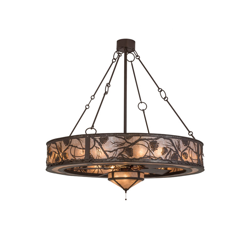 Rustic Lodge 19 - Light Chandelier