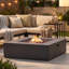 50000 BTU Square MGO Propane Fire Pit Table, Outdoor Patio Gas Fire Table with Tank Storage, Tank Cover Not Included