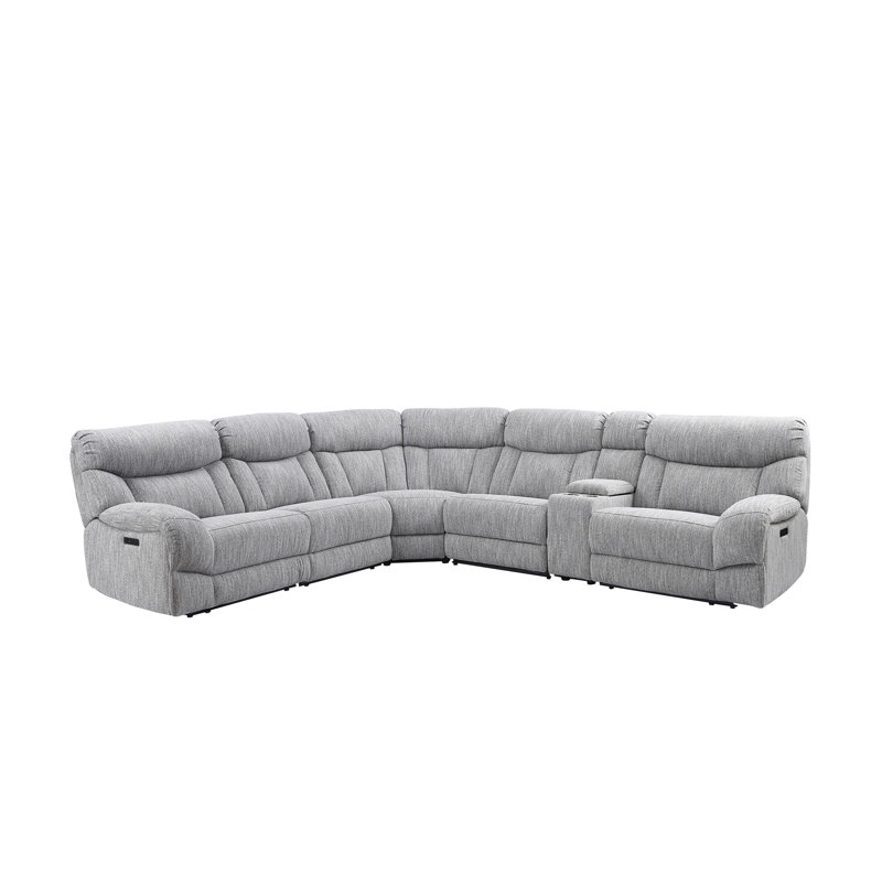 Park City - Canapé modulaire 6 pièces - Argent perle