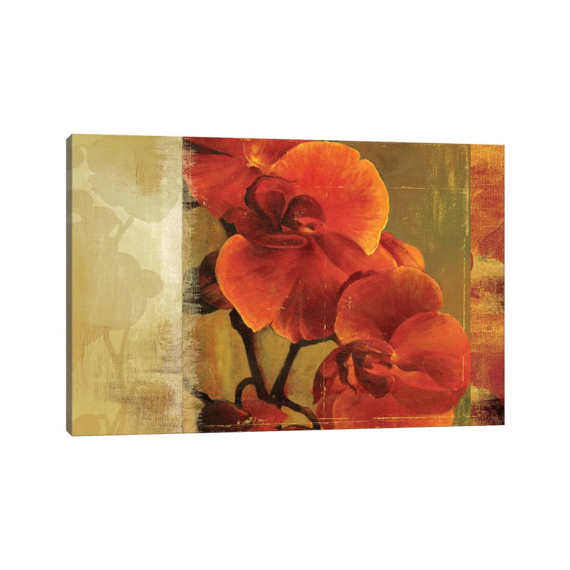 Crimson Delight by Asia Jensen - Wrapped Canvas Print, 101.6 cm H x 66.04 cm W x 3.175 cm D