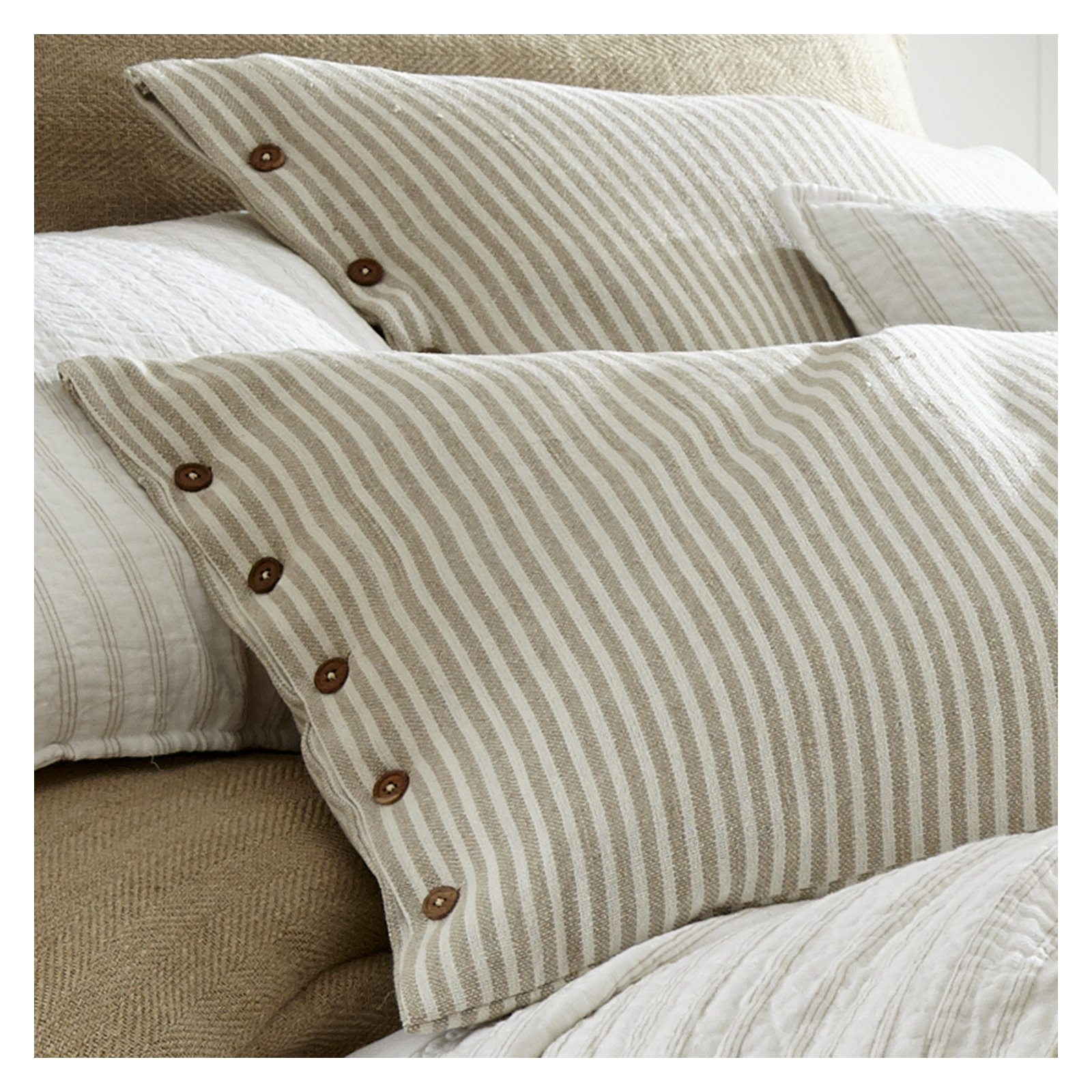 Mirissa Cotton Blend Percale Duvet Cover, Twin Duvet Cover